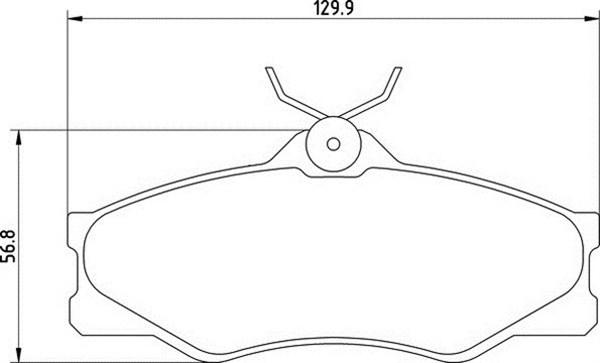 Magneti Marelli 363700205012 - Тормозные колодки, дисковые, комплект autospares.lv