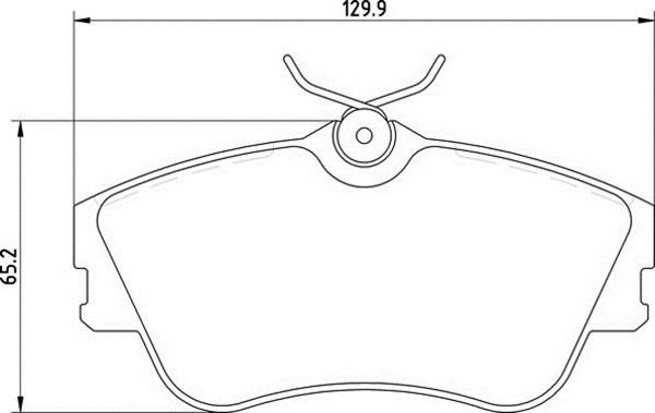 Magneti Marelli 363700205140 - Тормозные колодки, дисковые, комплект autospares.lv