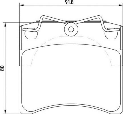 Magneti Marelli 363700205115 - Тормозные колодки, дисковые, комплект autospares.lv