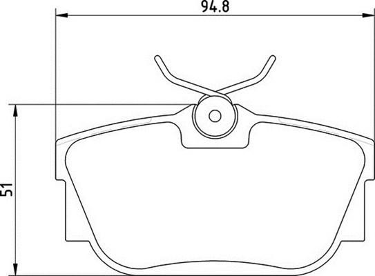 Magneti Marelli 363700205137 - Тормозные колодки, дисковые, комплект autospares.lv