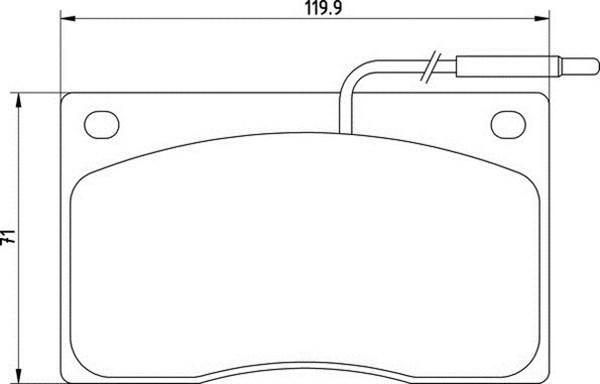 Magneti Marelli 363700200210 - Тормозные колодки, дисковые, комплект autospares.lv