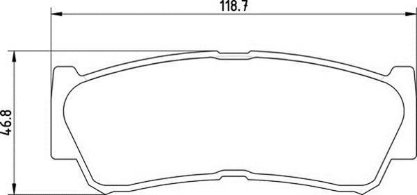 Magneti Marelli 363700201672 - Тормозные колодки, дисковые, комплект autospares.lv