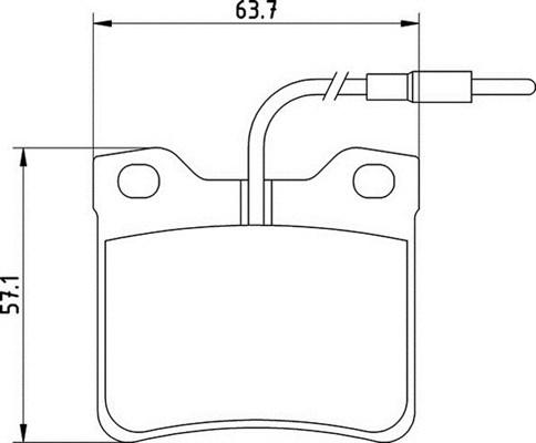 Magneti Marelli 363700201125 - Тормозные колодки, дисковые, комплект autospares.lv