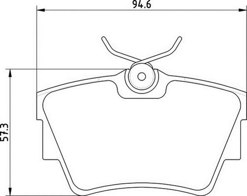 Magneti Marelli 363710201390 - Тормозные колодки, дисковые, комплект autospares.lv