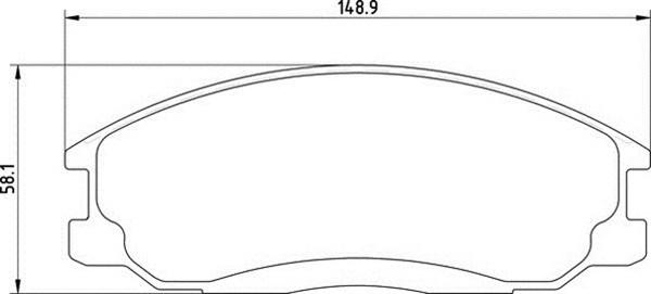 Magneti Marelli 363700201307 - Тормозные колодки, дисковые, комплект autospares.lv