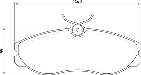 Magneti Marelli 363710203037 - Тормозные колодки, дисковые, комплект autospares.lv