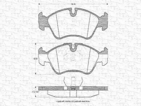 Intelli D433EI - Тормозные колодки, дисковые, комплект autospares.lv