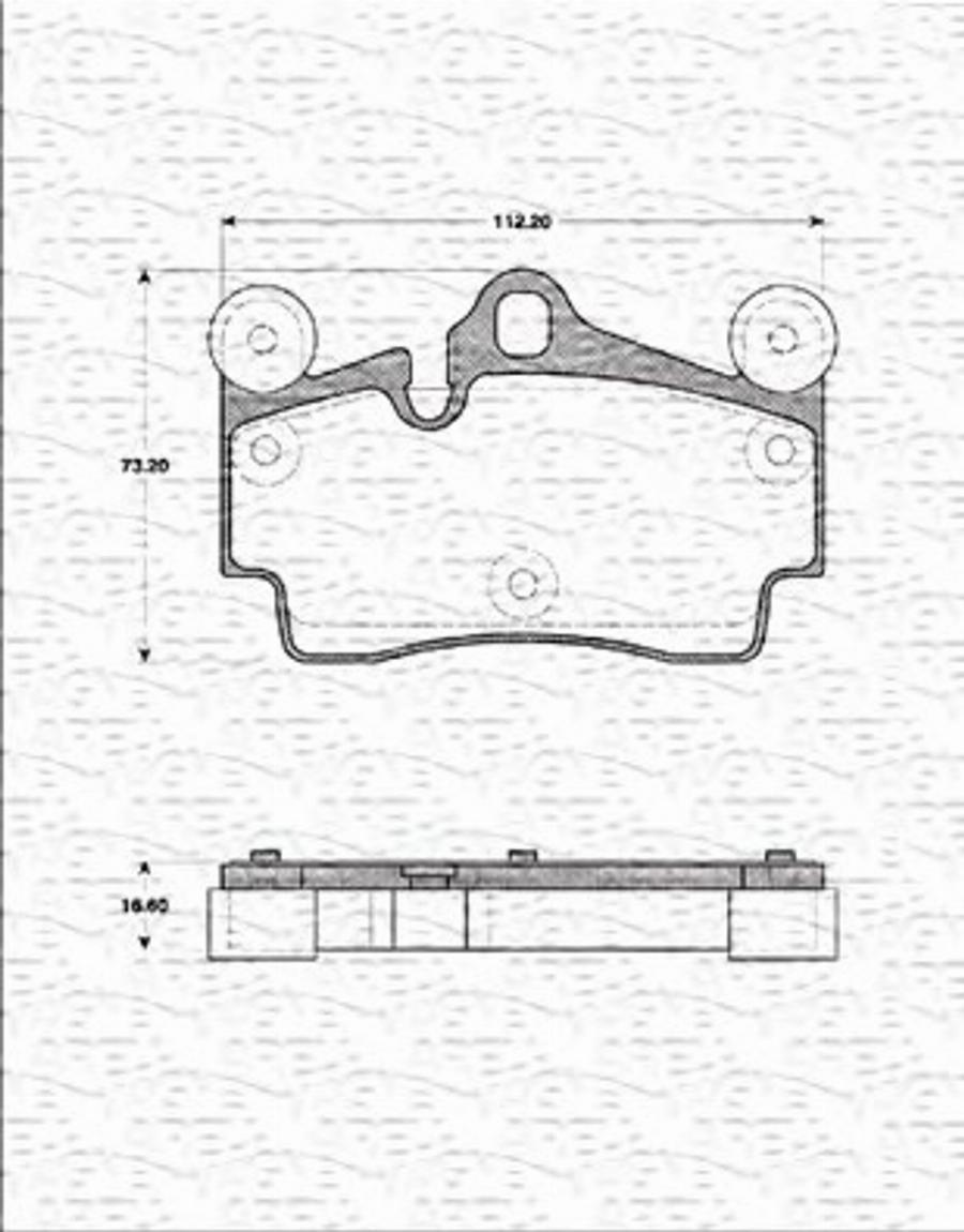 Magneti Marelli 363702161393 - Тормозные колодки, дисковые, комплект autospares.lv