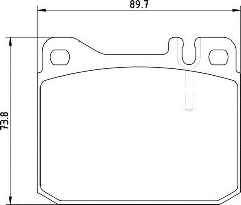 Magneti Marelli 363710204141 - Тормозные колодки, дисковые, комплект autospares.lv