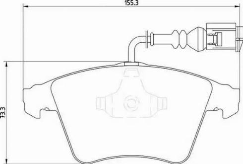 Magneti Marelli 363710201432 - Тормозные колодки, дисковые, комплект autospares.lv