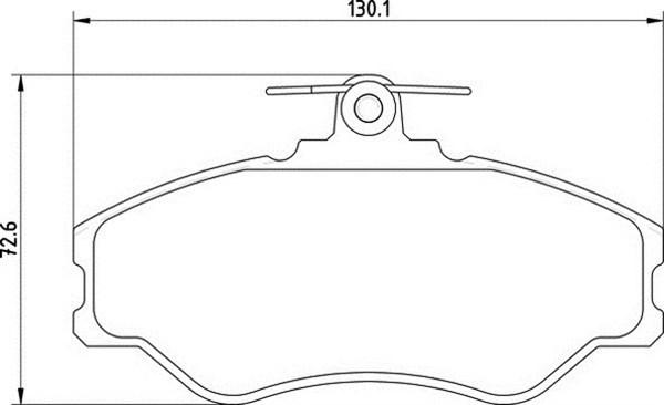 Magneti Marelli 363710203036 - Тормозные колодки, дисковые, комплект autospares.lv