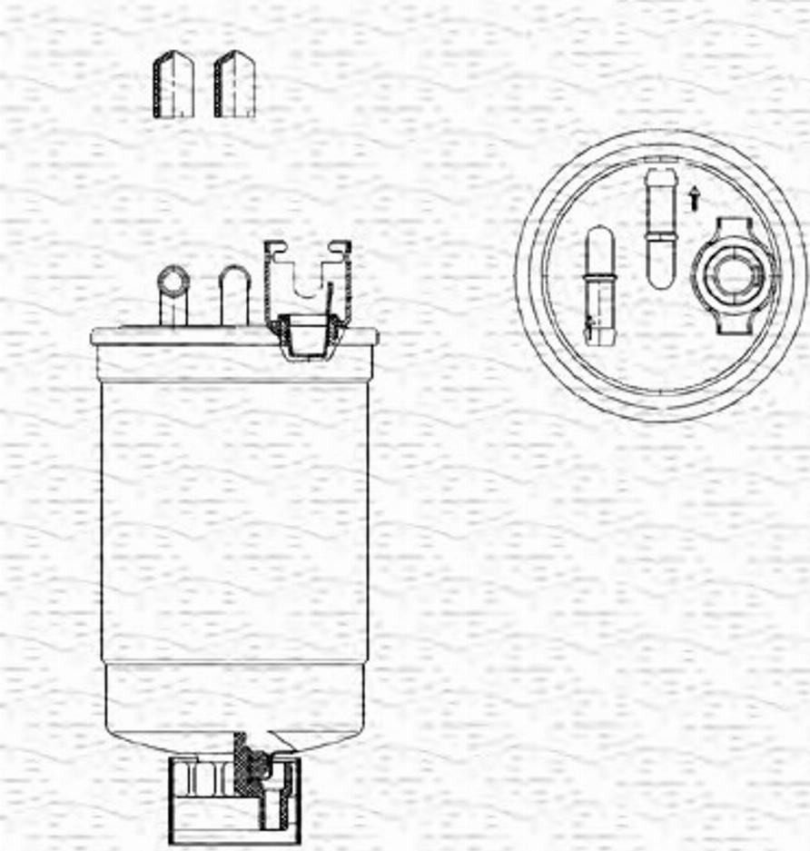 Magneti Marelli 213908562000 - Топливный фильтр autospares.lv