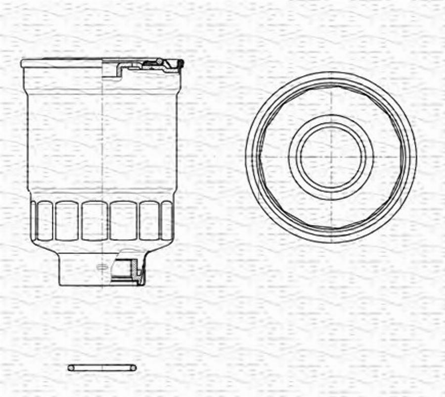 Magneti Marelli 213908526000 - Топливный фильтр autospares.lv