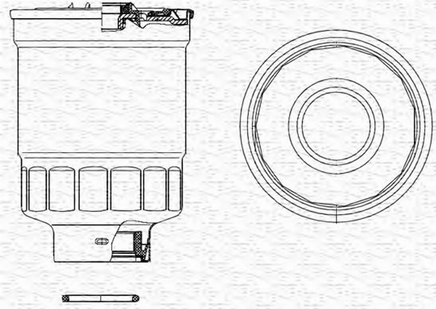 Magneti Marelli 213908523000 - Топливный фильтр autospares.lv