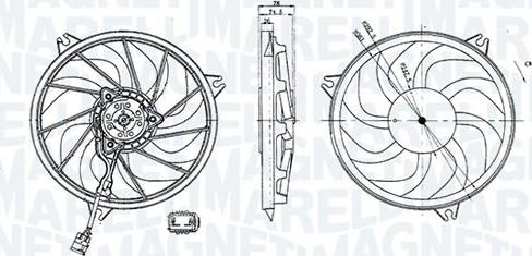 Magneti Marelli - BR EMM2002HPE - Вентилятор, охлаждение двигателя autospares.lv