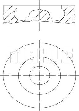 MAHLE 013 PI 00109 001 - Поршень autospares.lv