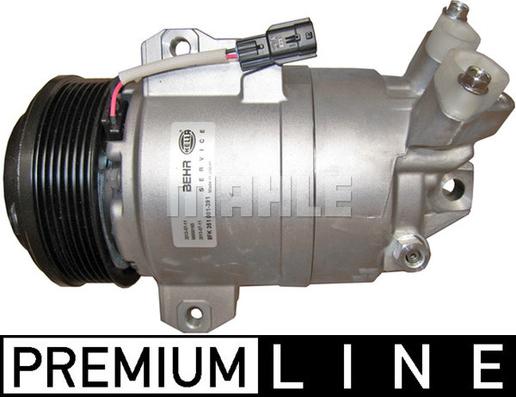 MAHLE ACP 454 000P - Компрессор кондиционера autospares.lv