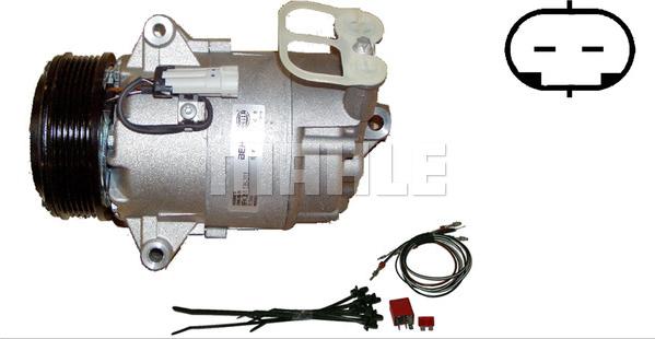 MAHLE ACP 4 000P - Компрессор кондиционера autospares.lv