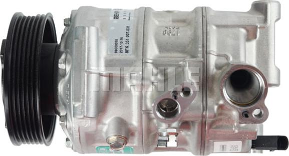 MAHLE ACP 576 000P - Компрессор кондиционера autospares.lv