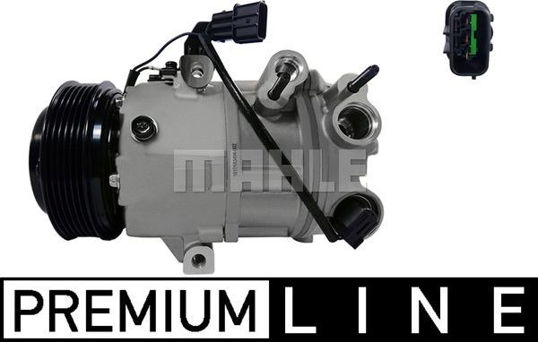 MAHLE ACP 657 000P - Компрессор кондиционера autospares.lv