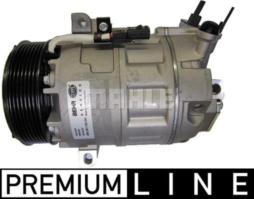 MAHLE ACP 610 000P - Компрессор кондиционера autospares.lv