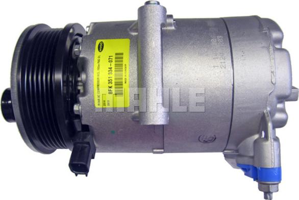 MAHLE ACP 1333 000P - Компрессор кондиционера autospares.lv