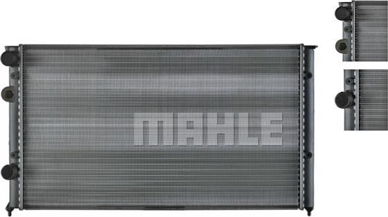 MAHLE CR 410 000S - Радиатор, охлаждение двигателя autospares.lv