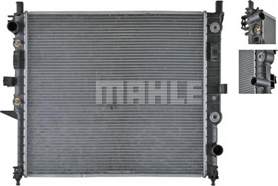 MAHLE CR 553 000S - Радиатор, охлаждение двигателя autospares.lv