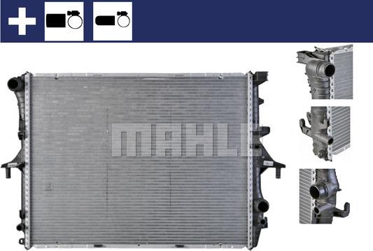 MAHLE CR 568 000S - Радиатор, охлаждение двигателя autospares.lv