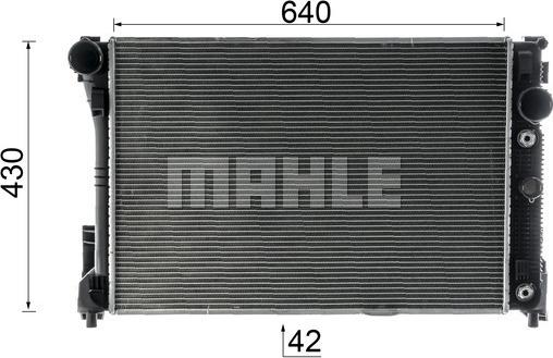 MAHLE CR 1177 000S - Радиатор, охлаждение двигателя autospares.lv