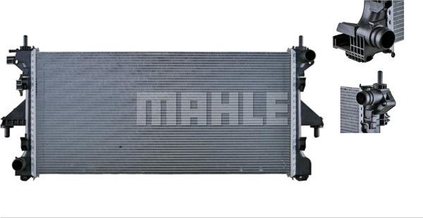 MAHLE CR 886 000P - Радиатор, охлаждение двигателя autospares.lv