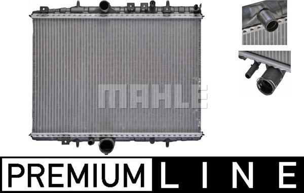 MAHLE CR 393 000P - Радиатор, охлаждение двигателя autospares.lv