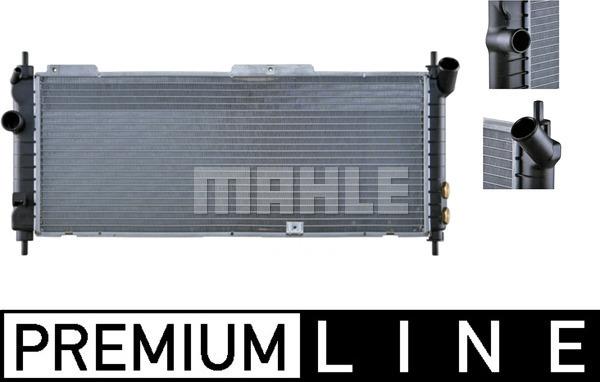 MAHLE CR 355 000P - Радиатор, охлаждение двигателя autospares.lv