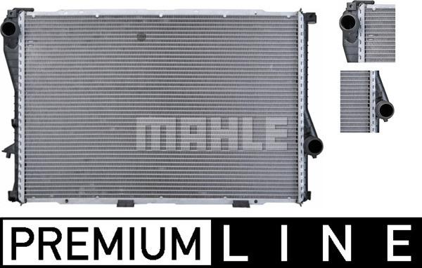 MAHLE CR 298 000P - Радиатор, охлаждение двигателя autospares.lv