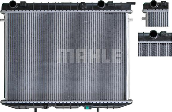 MAHLE CR 208 000S - Радиатор, охлаждение двигателя autospares.lv