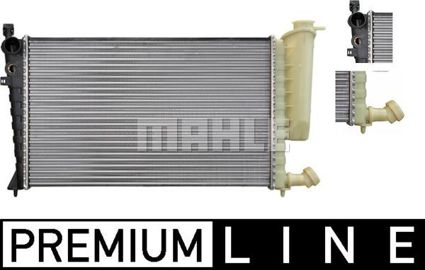 MAHLE CR 2206 000P - Радиатор, охлаждение двигателя autospares.lv