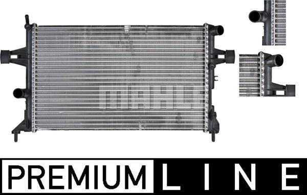 MAHLE CR 227 000P - Радиатор, охлаждение двигателя autospares.lv