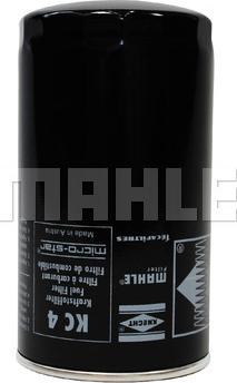 MAHLE KC 4 - Топливный фильтр autospares.lv