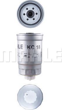 MAHLE KC 18 - Топливный фильтр autospares.lv