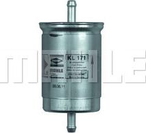 MAHLE KL 171 - Топливный фильтр autospares.lv