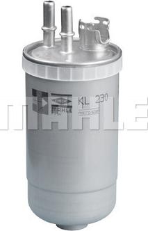 MAHLE KL 230 - Топливный фильтр autospares.lv