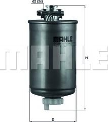 MAHLE KL 75 - Топливный фильтр autospares.lv