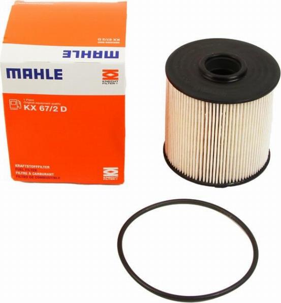 MAHLE KX 67/2D - Топливный фильтр autospares.lv