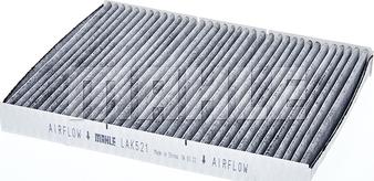 MAHLE LAK 521 - Фильтр воздуха в салоне autospares.lv