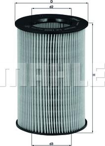 MAHLE LX 1805 - Воздушный фильтр, двигатель autospares.lv