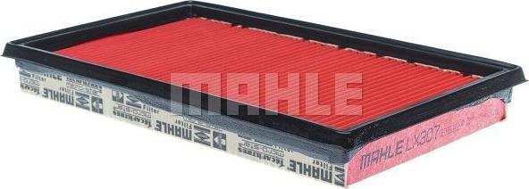 MAHLE LX 307 - Воздушный фильтр, двигатель autospares.lv