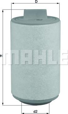 MAHLE LX 3251 - Воздушный фильтр, двигатель autospares.lv