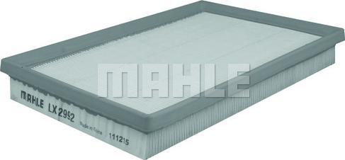 MAHLE LX 2992 - Воздушный фильтр, двигатель autospares.lv