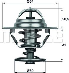 MAHLE TX 10 81D - Термостат охлаждающей жидкости / корпус autospares.lv