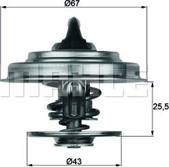 MAHLE TX 18 79 - Термостат охлаждающей жидкости / корпус autospares.lv